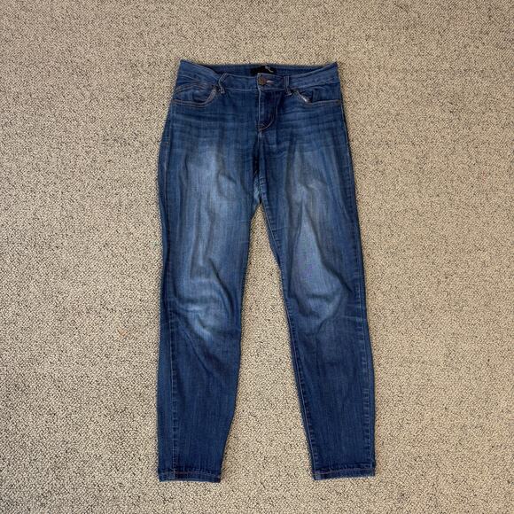 1822 Denim Slim Skinny Denim Stretch Blue Jeans US Women's 4 - Picture 2 of 7